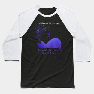 Alzheimer Awareness Spread The Hope Find A Cure Gift Baseball T-Shirt